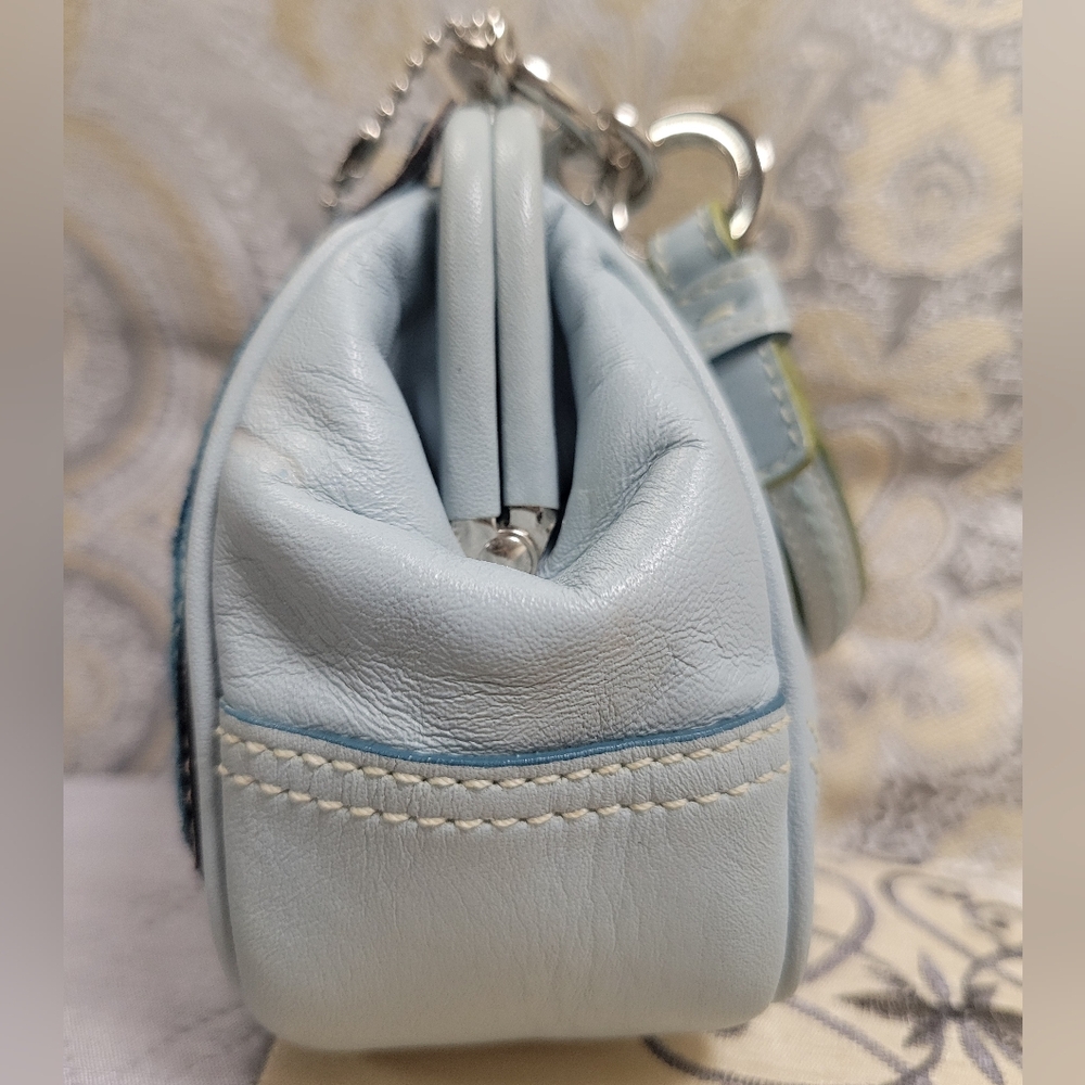 🦄 🦋 COACH BUTTERFLY MOTIF FRAME BAG G05Q-3564 🦋🦄 - Picture 10 of 17
